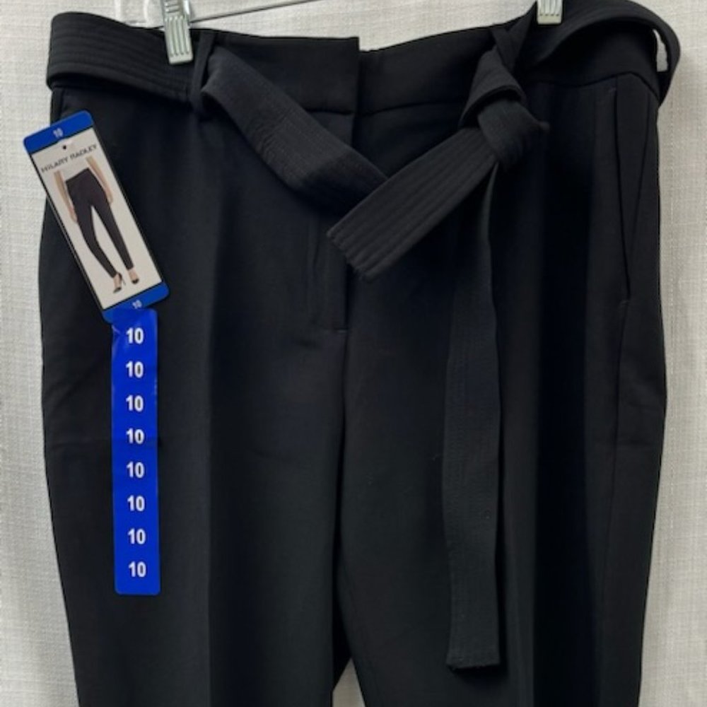 Hilary Radley Black Dress Pants size 10 NWT